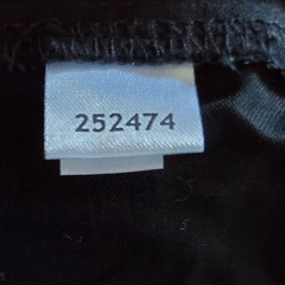 Ann Taylor Loft (Size 10 Black Dress full button front) - Picture 9 of 10